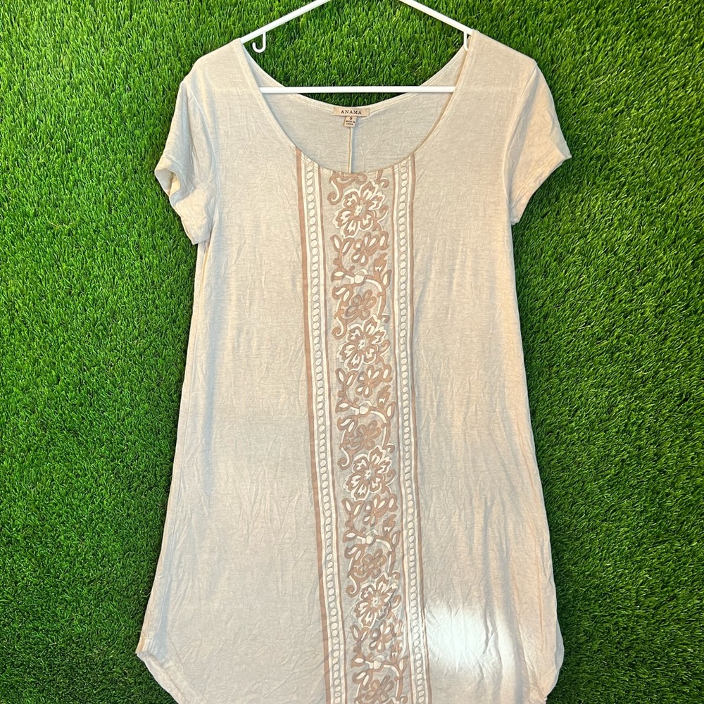 A small Aztec print dress